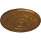 Ekena Millwork Dylar Ceiling Medallion (Fits Canopies up to 6 1/4"), 30"OD x 2 1/4"P, Smokey Topaz Crackle CM30DYSTC - alternate 4